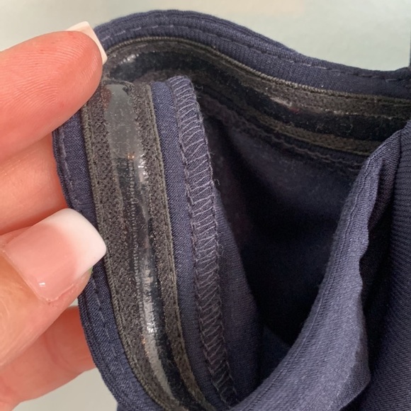 Xscape Formal Navy Blue and Rose Gold Dress Size 14W - Picture 8 of 11